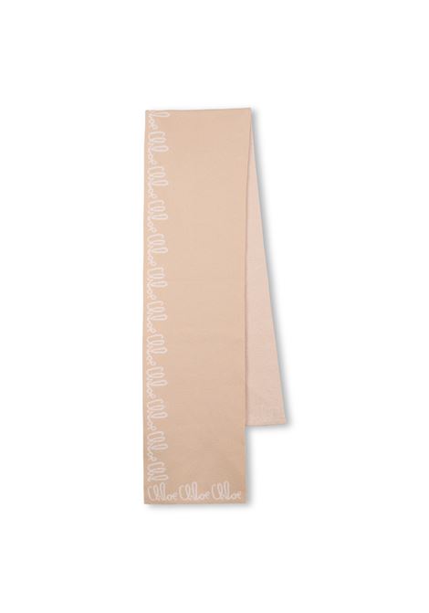 Sciarpa con stampa logo CHLOE' KIDS | C20674257